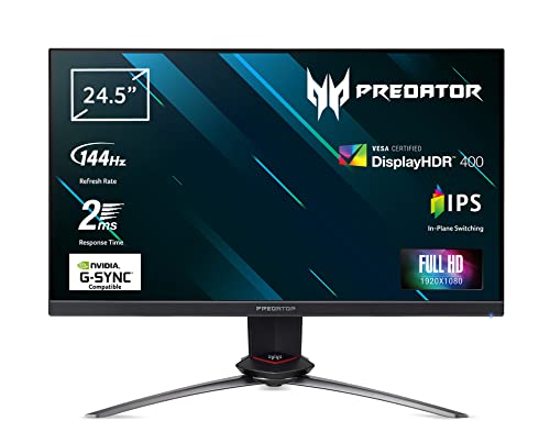 Acer Predator XB253QGPbmiiprzx 25 Inch Full HD Gaming Monitor (IPS
